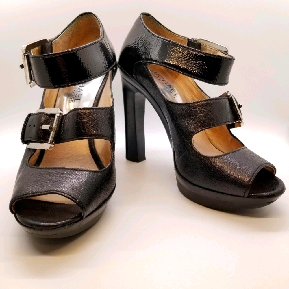 Michael Kors Open Toed Chunky Heels